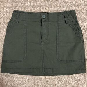 wild fable dark khaki green mini skirt